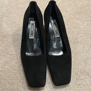 Moschino suede shoes
